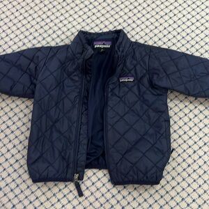 Patagonia navy quilted puffer